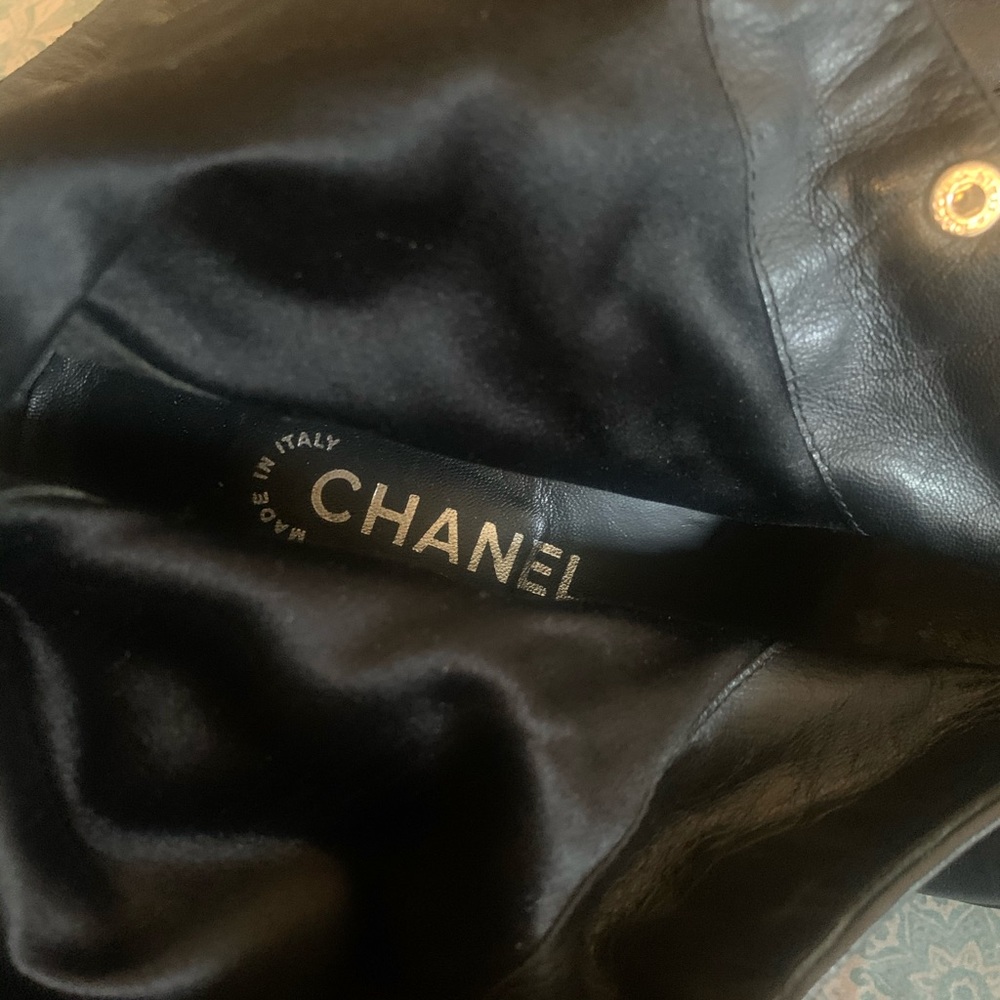 Chanel midcalf boots